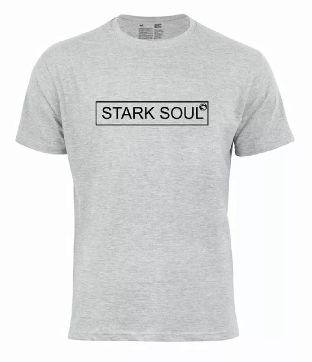Stark Soul® T-Shirt Rundhals T-Shirt mit Logo günstig online kaufen