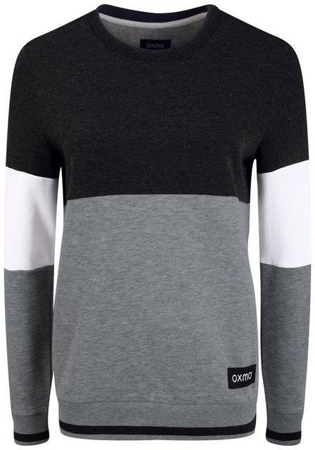 OXMO Hoodie OXOmaya Sportlicher Sweatpullover mit kontrastreichem Muster günstig online kaufen