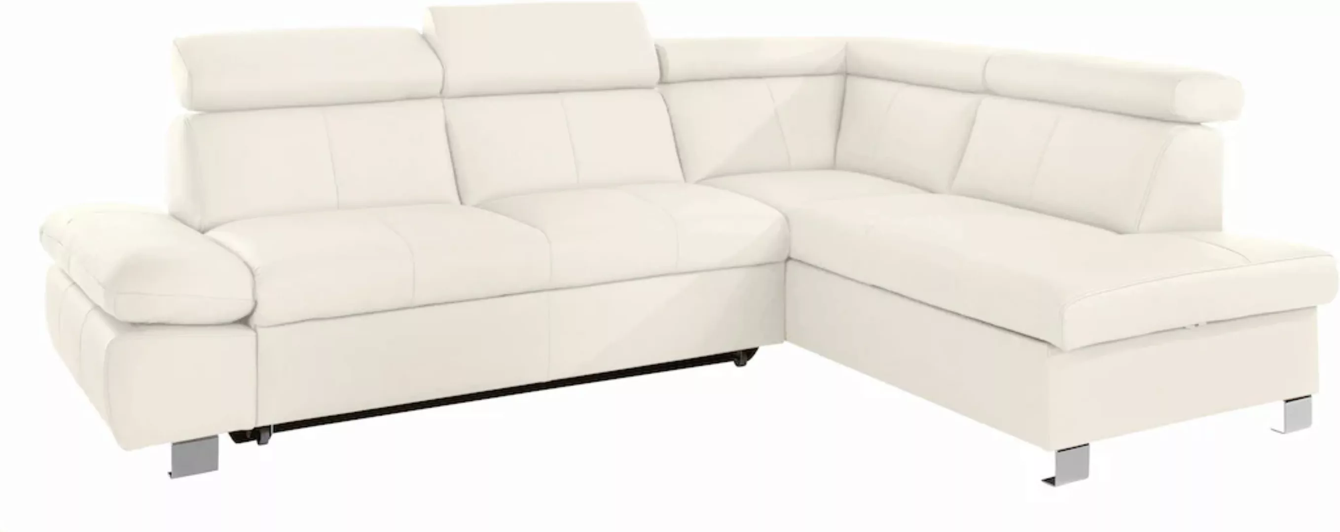 exxpo - sofa fashion Ecksofa Happy, L-Form, wahlweise mit Bettfunktion günstig online kaufen