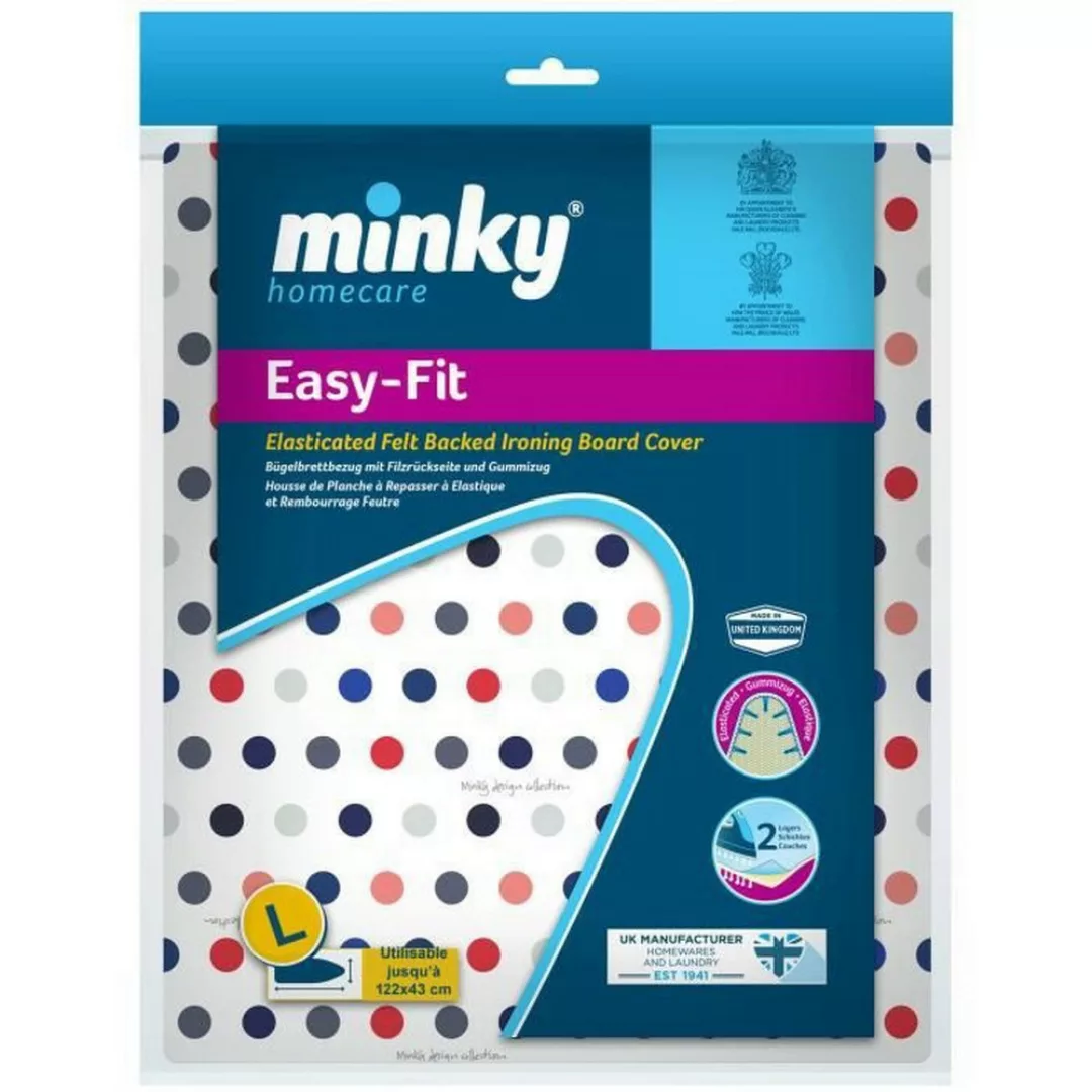 Bügelbrettbezug Minky Easy-fit (122 X 43 Cm) günstig online kaufen