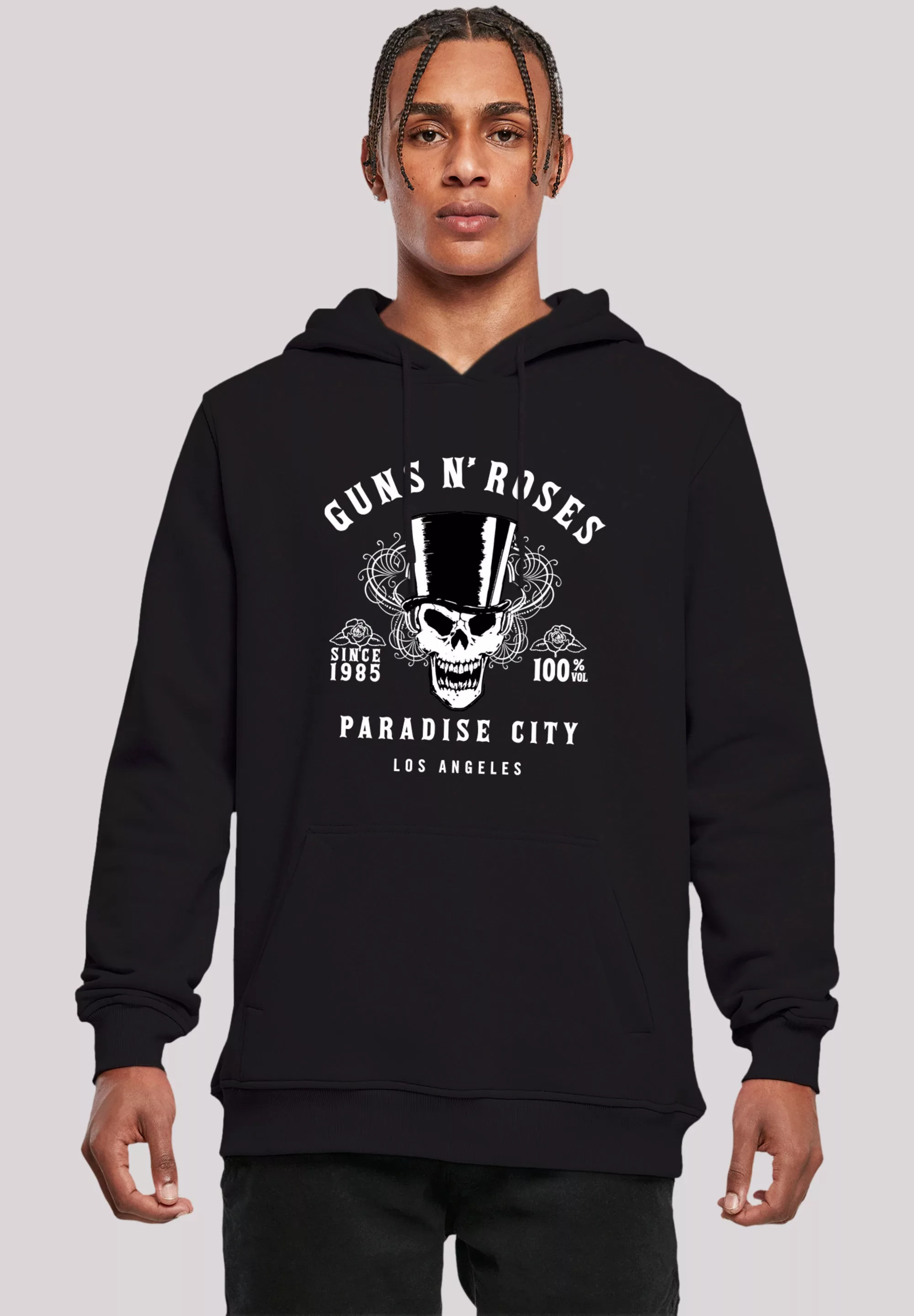 F4NT4STIC Kapuzenpullover "Guns n Roses Whiskey Label Rock Band", Premium Q günstig online kaufen