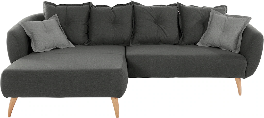 Home affaire Ecksofa "Baggio L-Form", Zierkissen inklusive günstig online kaufen