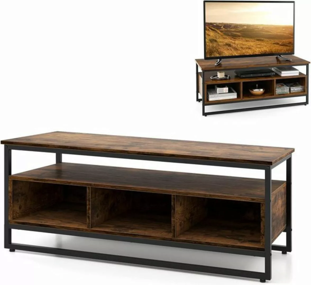KOMFOTTEU TV-Schrank Lowboard bis zu 50 Zoll, 110 x 42,5 x 45 cm günstig online kaufen