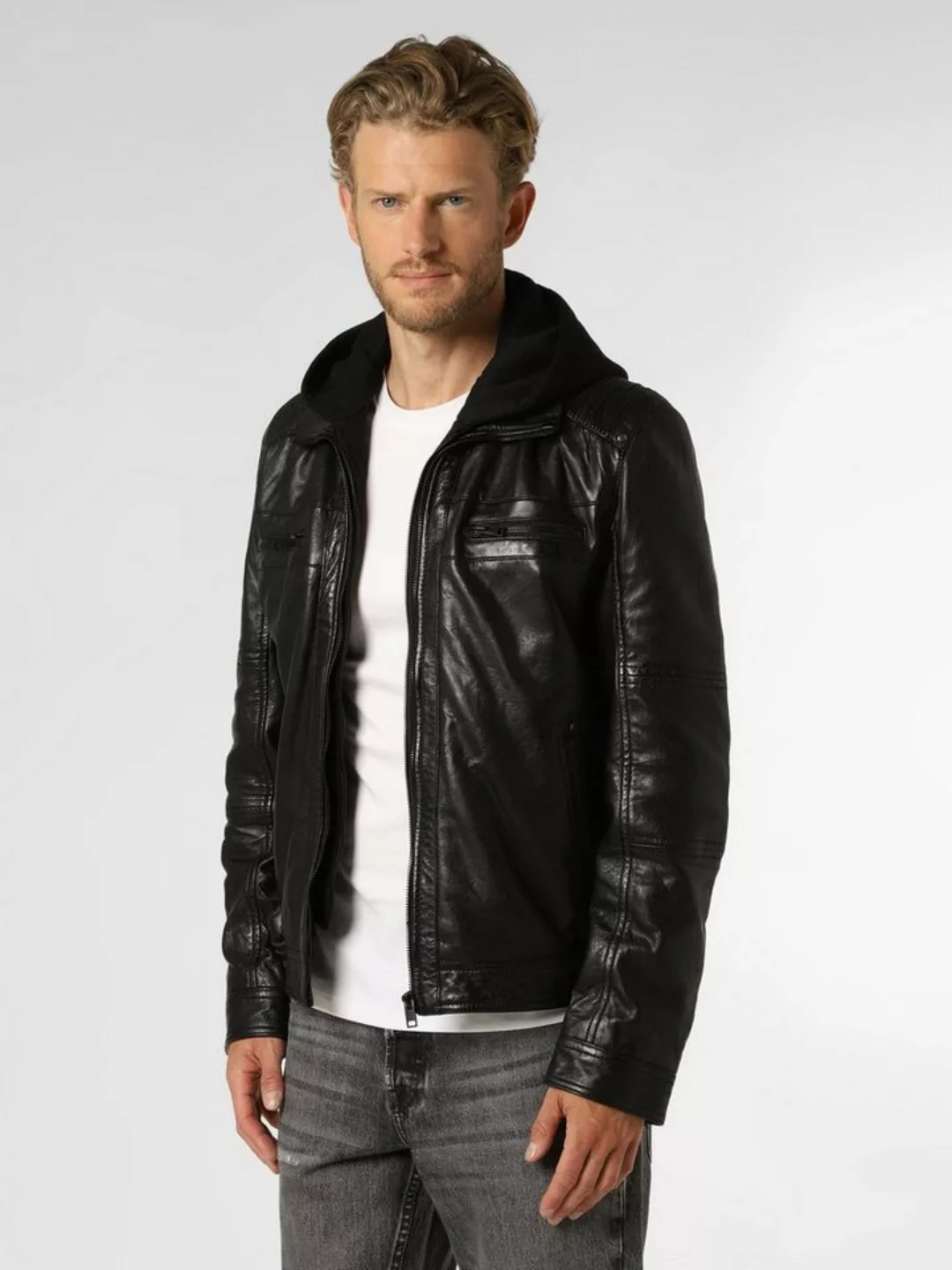 Finshley & Harding Lederjacke günstig online kaufen