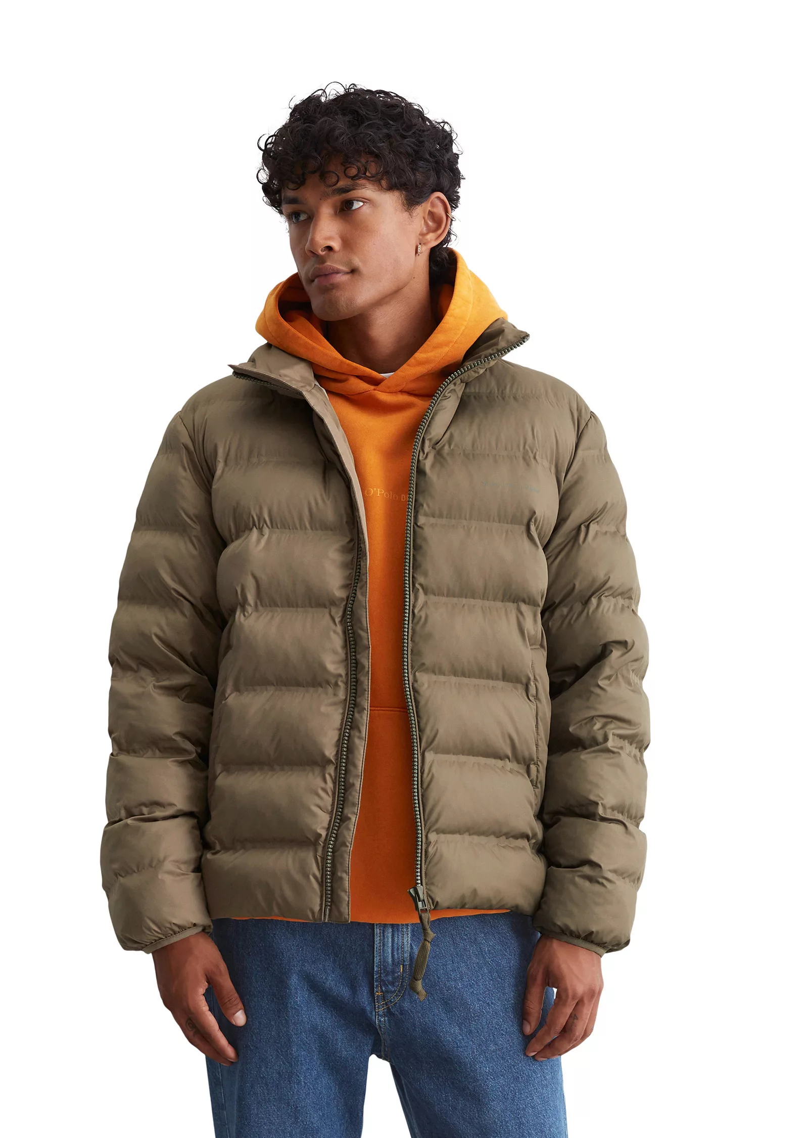 Marc OPolo DENIM Outdoorjacke "aus reyceltem Material", ohne Kapuze günstig online kaufen