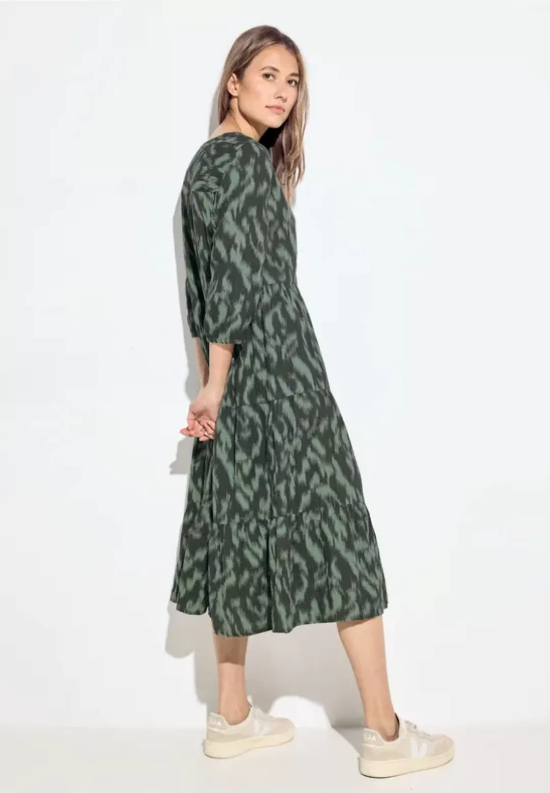 Musselin Print Kleid günstig online kaufen