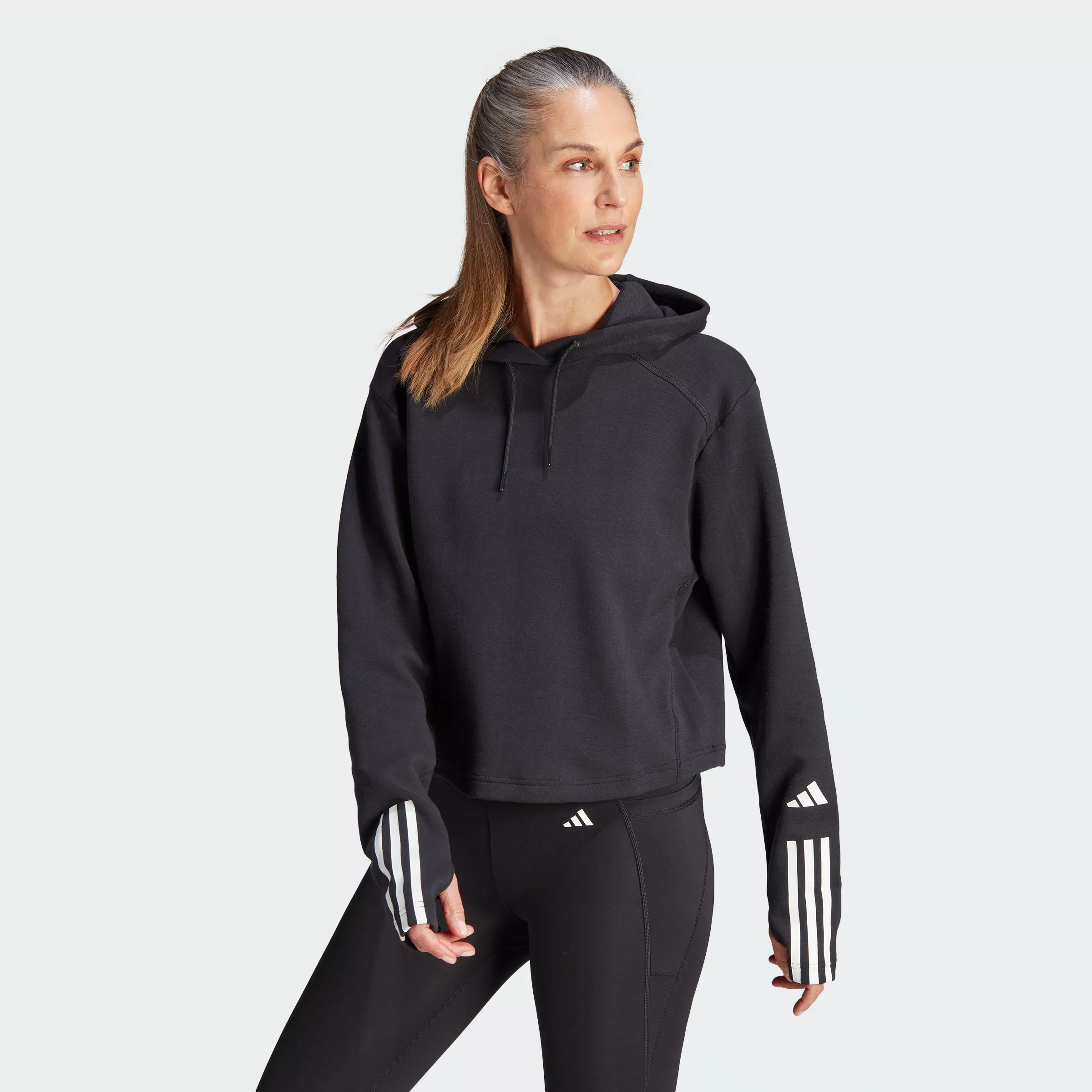 adidas Performance Sweatshirt "TRAIN ESSENTIALS TRAIN COTTON 3STREIFEN HOOD günstig online kaufen