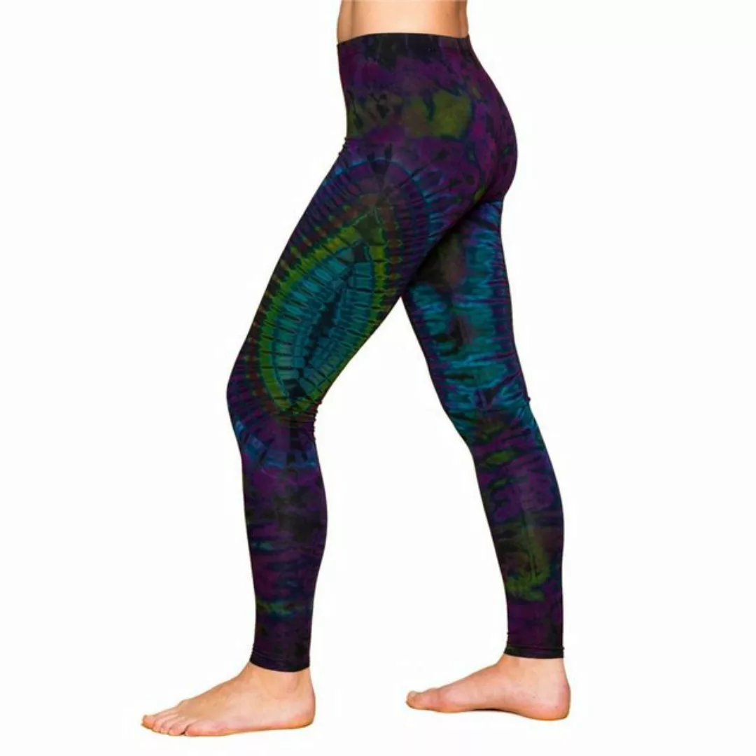 PANASIAM Leggings Unikat Batik Leggings 'Dschungel' aus natürlicher Viskose günstig online kaufen