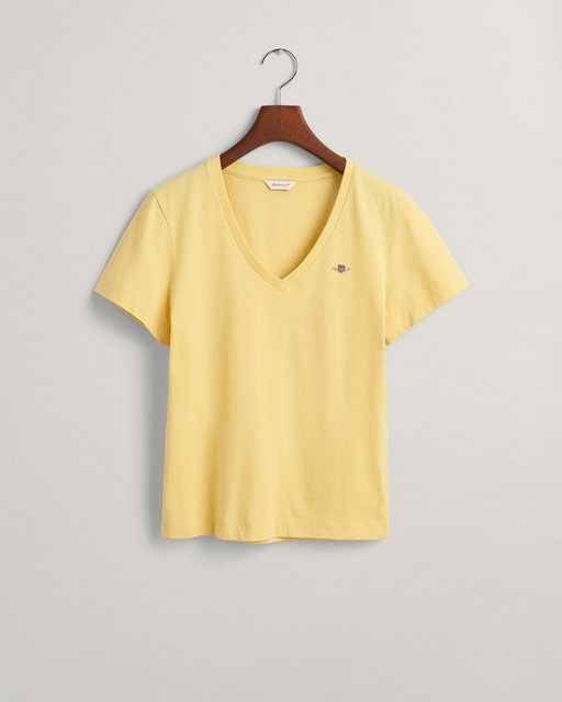 Gant T-Shirt REG SHIELD SS V-NECK T-SHIRT günstig online kaufen