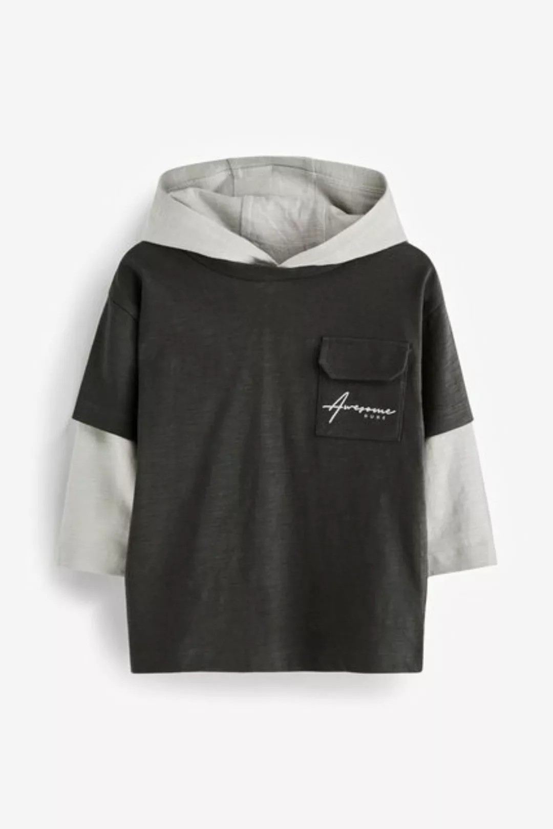 Next Kapuzenshirt Langärmeliges Skater-Kapuzensweatshirt aus Jersey (1-tlg) günstig online kaufen