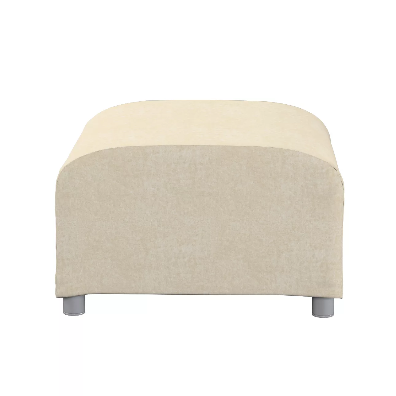 Bezug für Klippan Hocker, grau-beige, Husse, Klippan Hocker, Chenille (162- günstig online kaufen