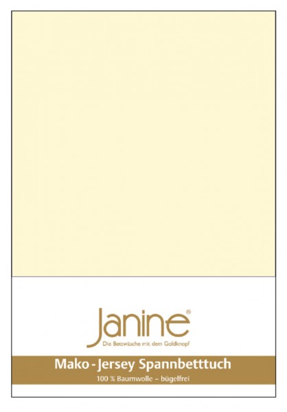 Janine Janine Spannbetttuch Mako-Feinjersey 5007 champanger (17) Größe:  15 günstig online kaufen