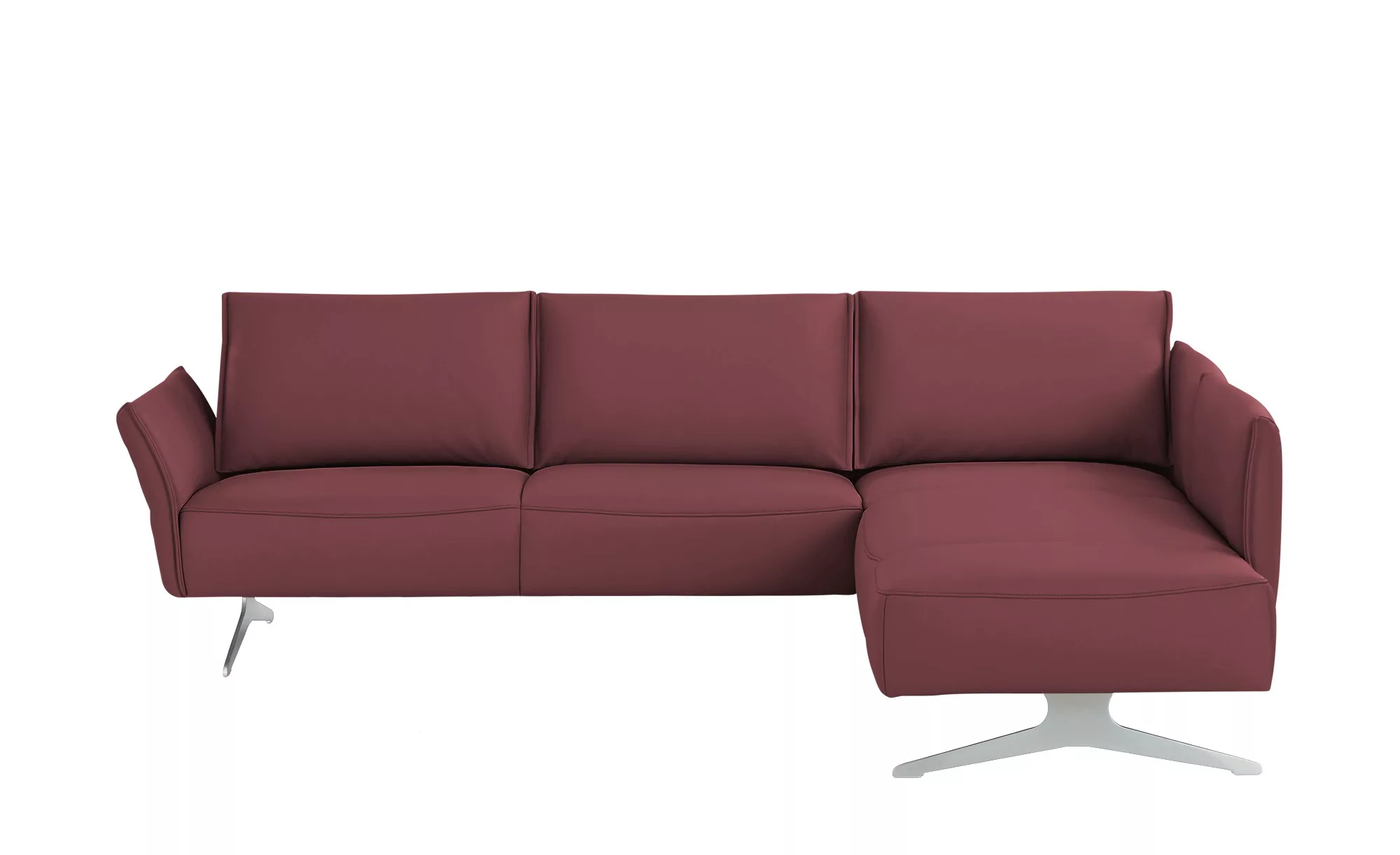 KOINOR Ecksofa  Vineto ¦ rot ¦ Maße (cm): B: 272 H: 83 T: 207.0 Polstermöbe günstig online kaufen