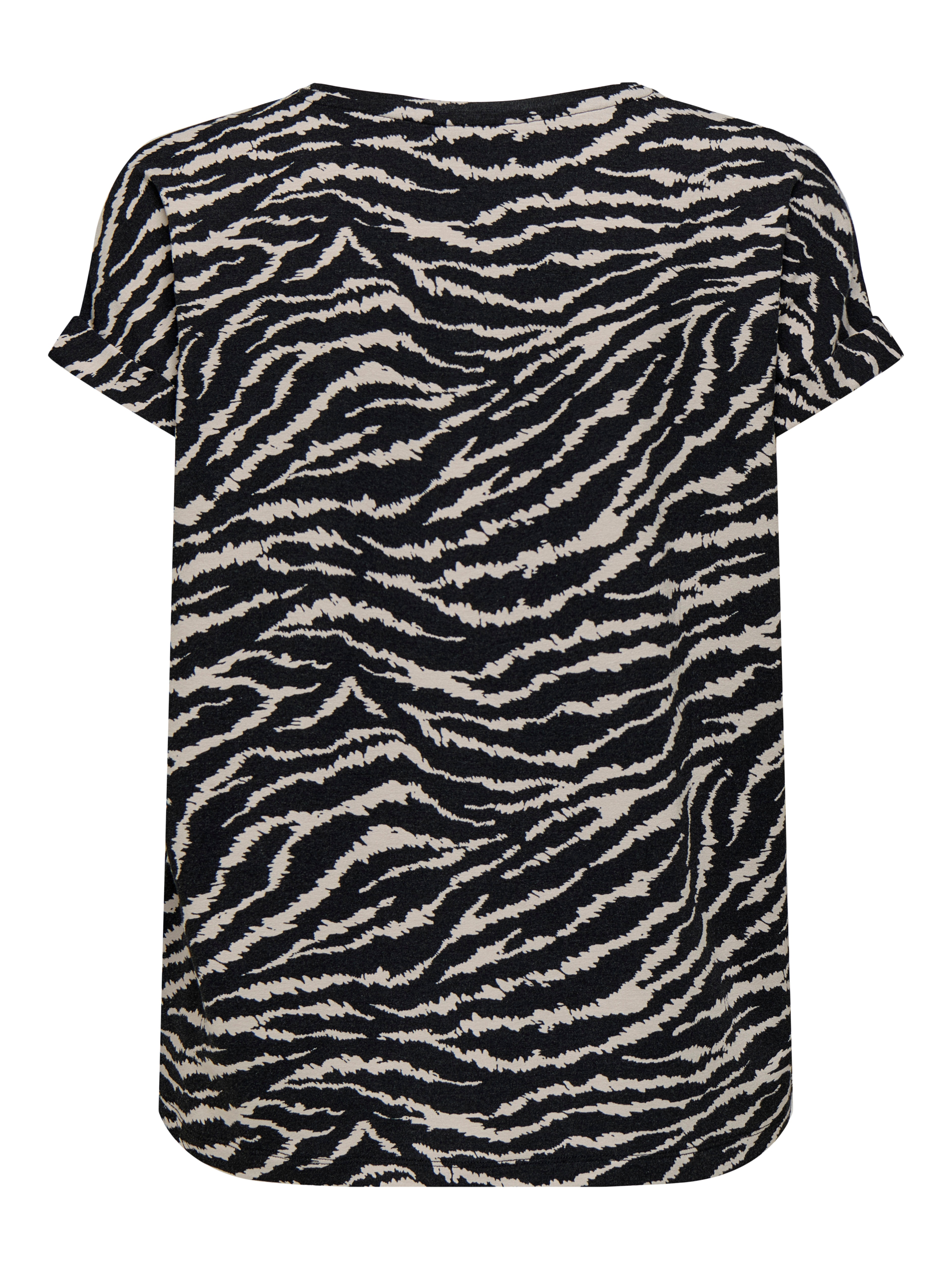 ONLY Kurzarmshirt "ONLMOSTER – Shirt mit Animal-Print und lockerem Schnitt" günstig online kaufen