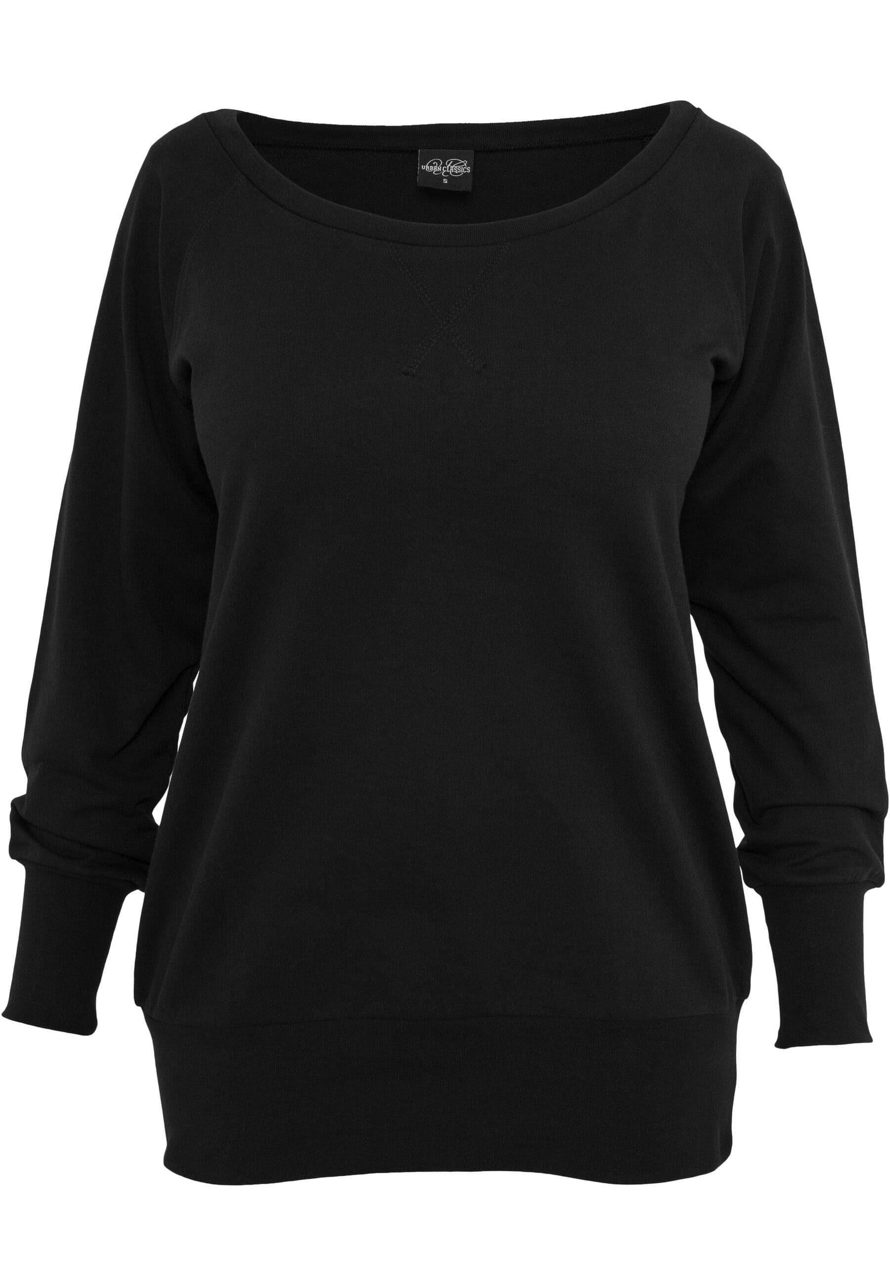 URBAN CLASSICS Sweatshirt "Urban Classics Damen Ladies Wideneck Crewneck" günstig online kaufen