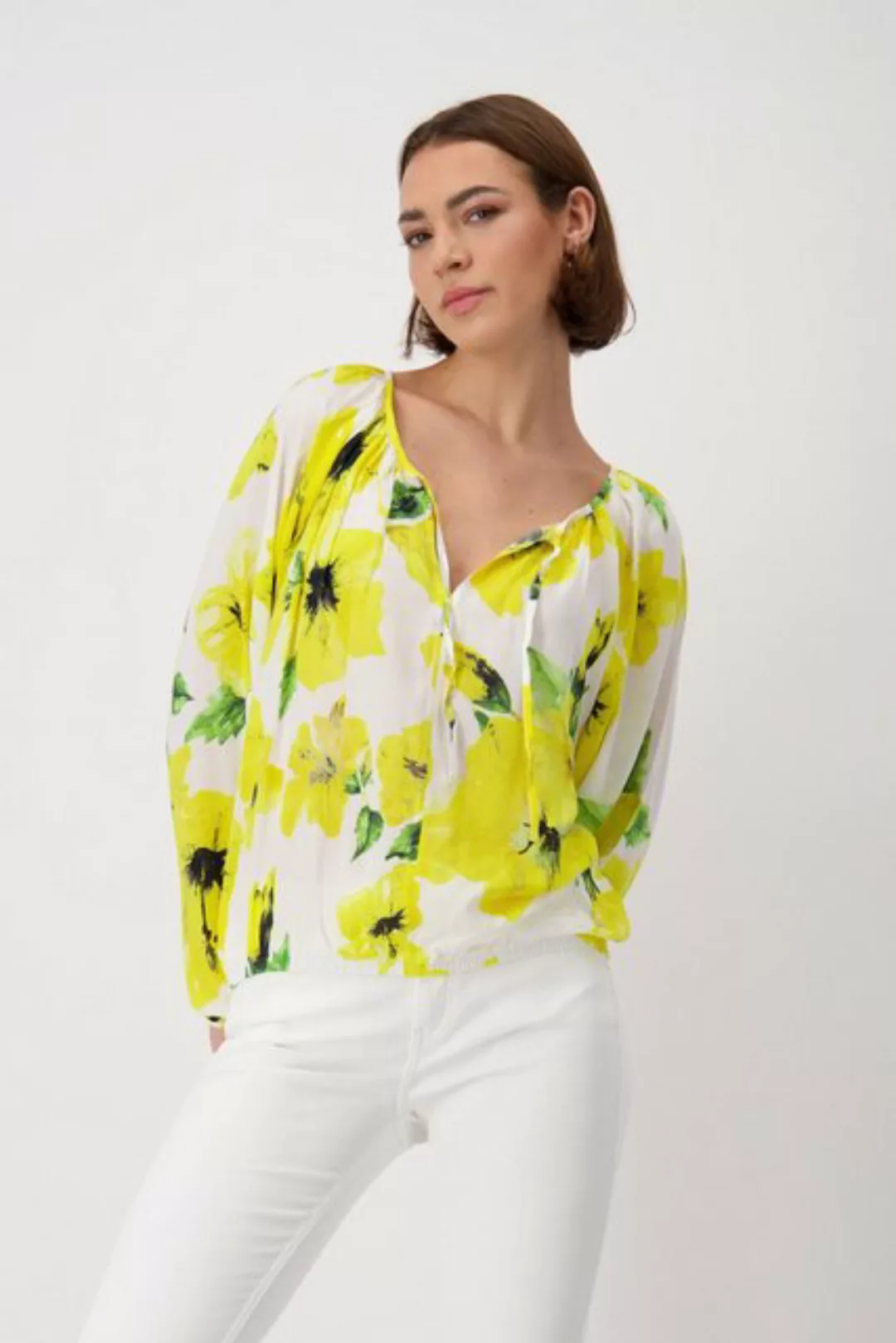 Monari Blusenshirt Bluse, hazel gemustert günstig online kaufen