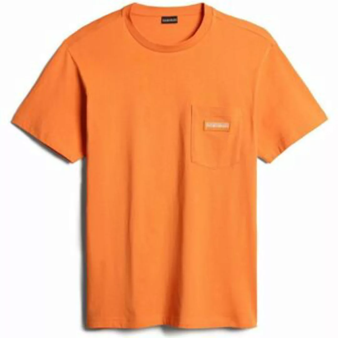 Napapijri  T-Shirts & Poloshirts S-MORGEZ NP0A4GBP-A1X ORANG AMBER günstig online kaufen
