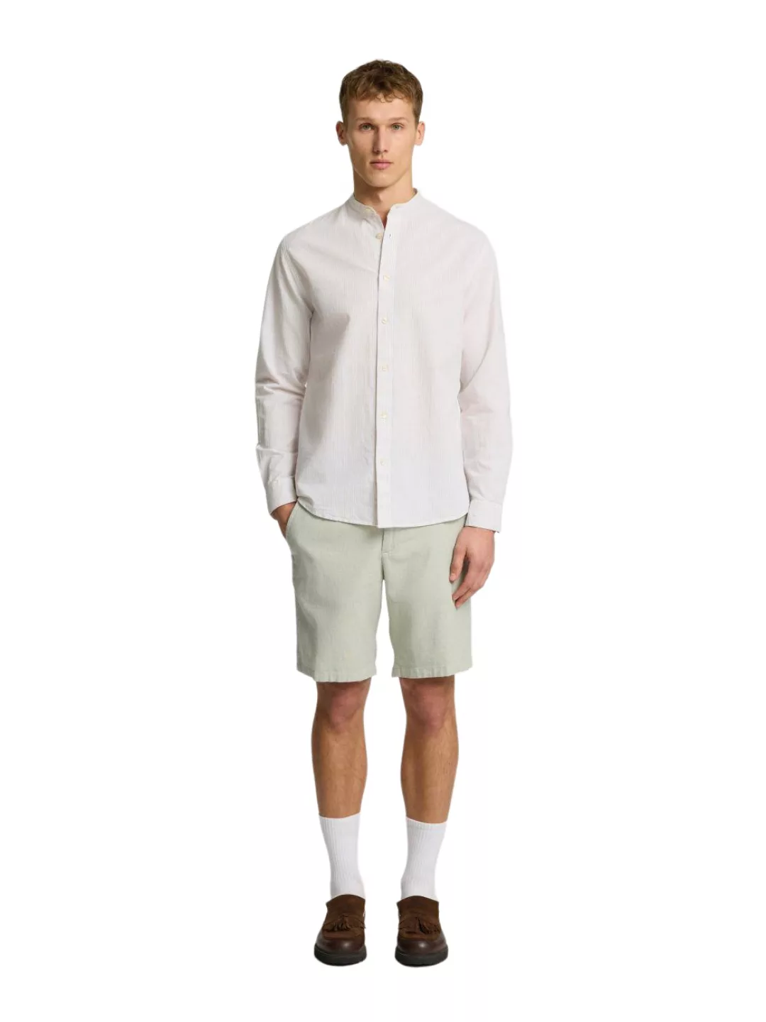 Selected Homme Herren Freizeithemd SLHREGSUN SHIRT LS BAND - Regular Fit günstig online kaufen