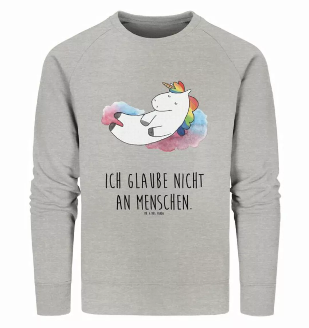 Mr. & Mrs. Panda Longpullover Größe S Einhorn Wolke 7 - Heather Grey - Gesc günstig online kaufen