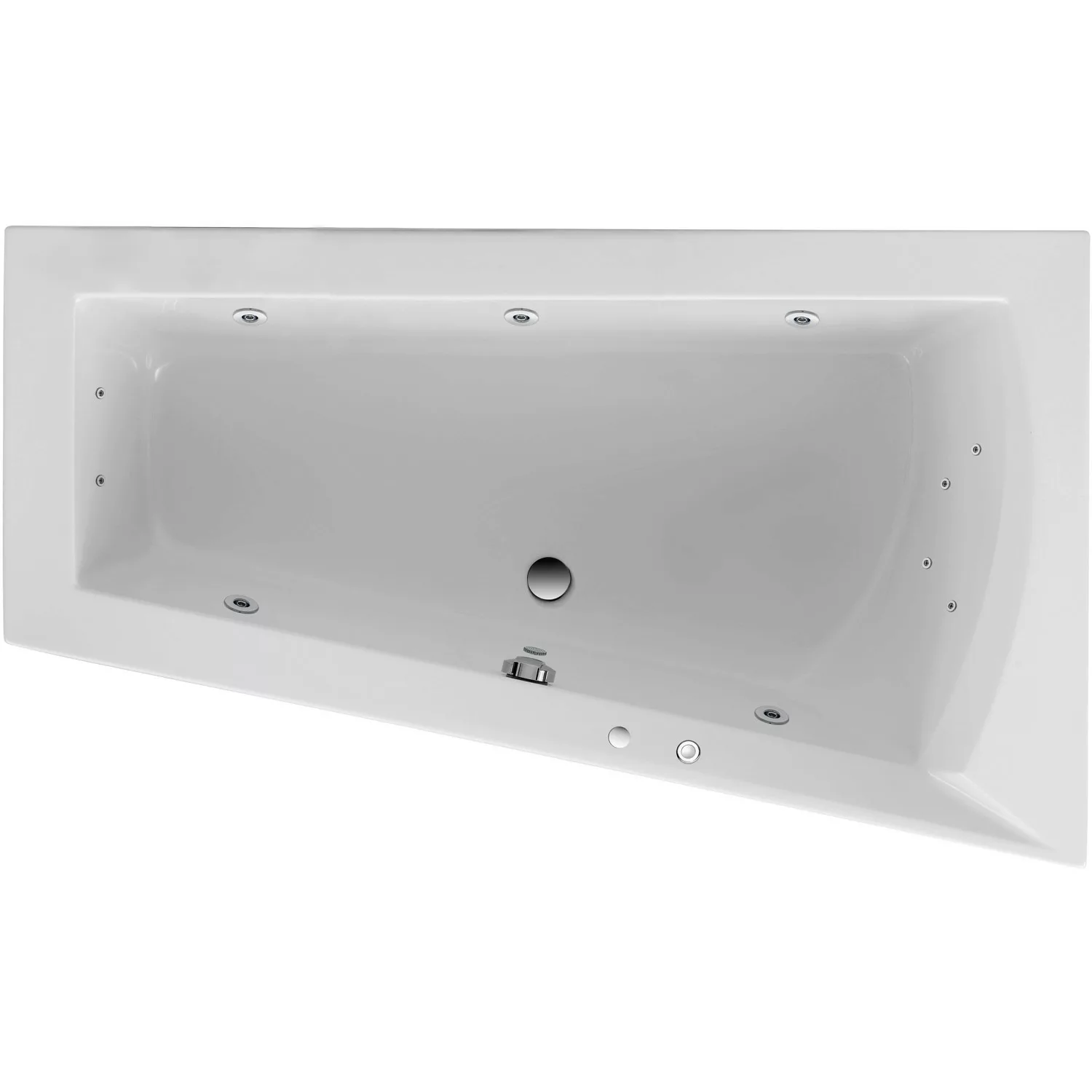 Ottofond Whirlpool Galia I Mod. A Komfort 170 cm x 100 cm Weiß günstig online kaufen