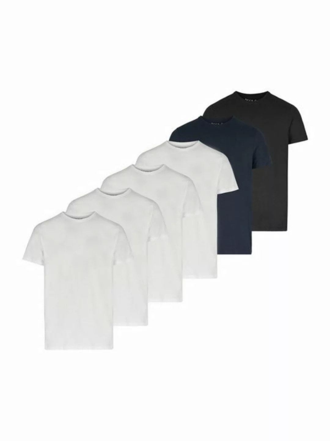 Phil & Co. T-Shirt Classics Crewneck (6-tlg) günstig online kaufen