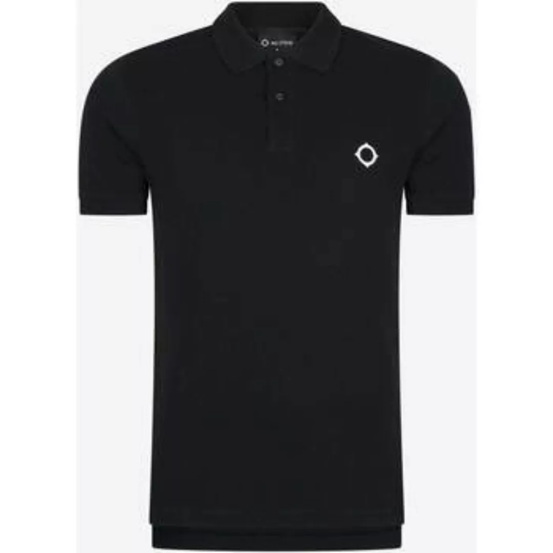 Ma.strum  T-Shirts & Poloshirts SS pique polo - jet black günstig online kaufen