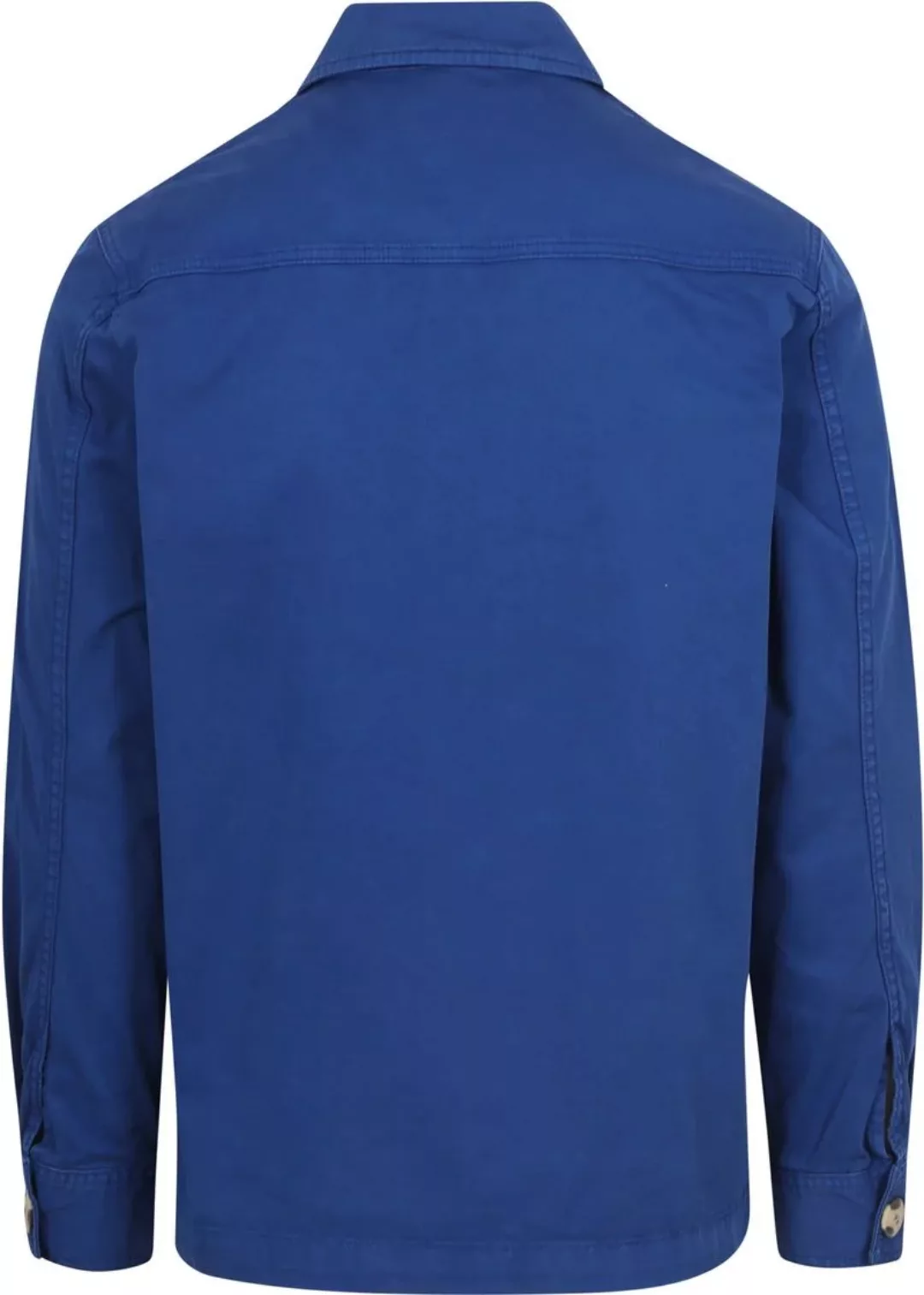King Essentials The Benjamin Overshirt Royal Blau - Größe M günstig online kaufen