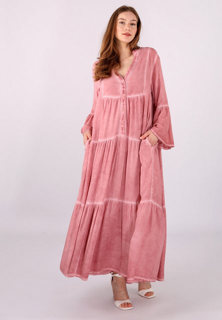 YC Fashion & Style Sommerkleid Vintage Bodenlanges Kleid Alloverdruck, Boho günstig online kaufen