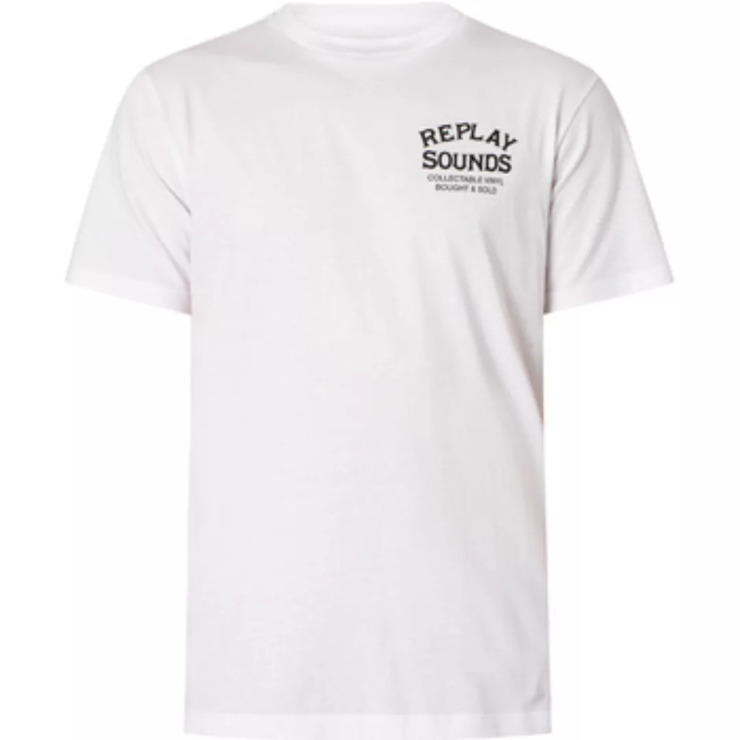 Replay  T-Shirt Klingt Grafik T-Shirt günstig online kaufen