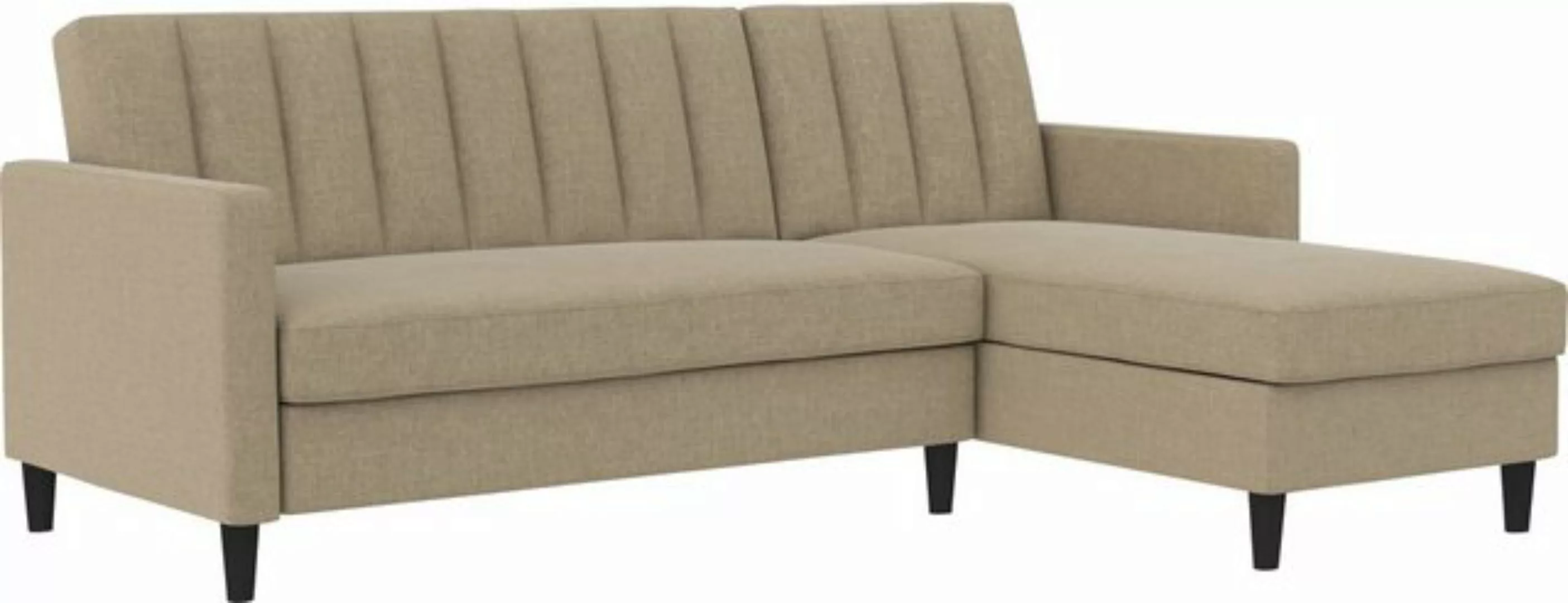 Dorel Home Ecksofa Celine, L-Form, mit Bett-Funktion und Stauraum. Recamier günstig online kaufen