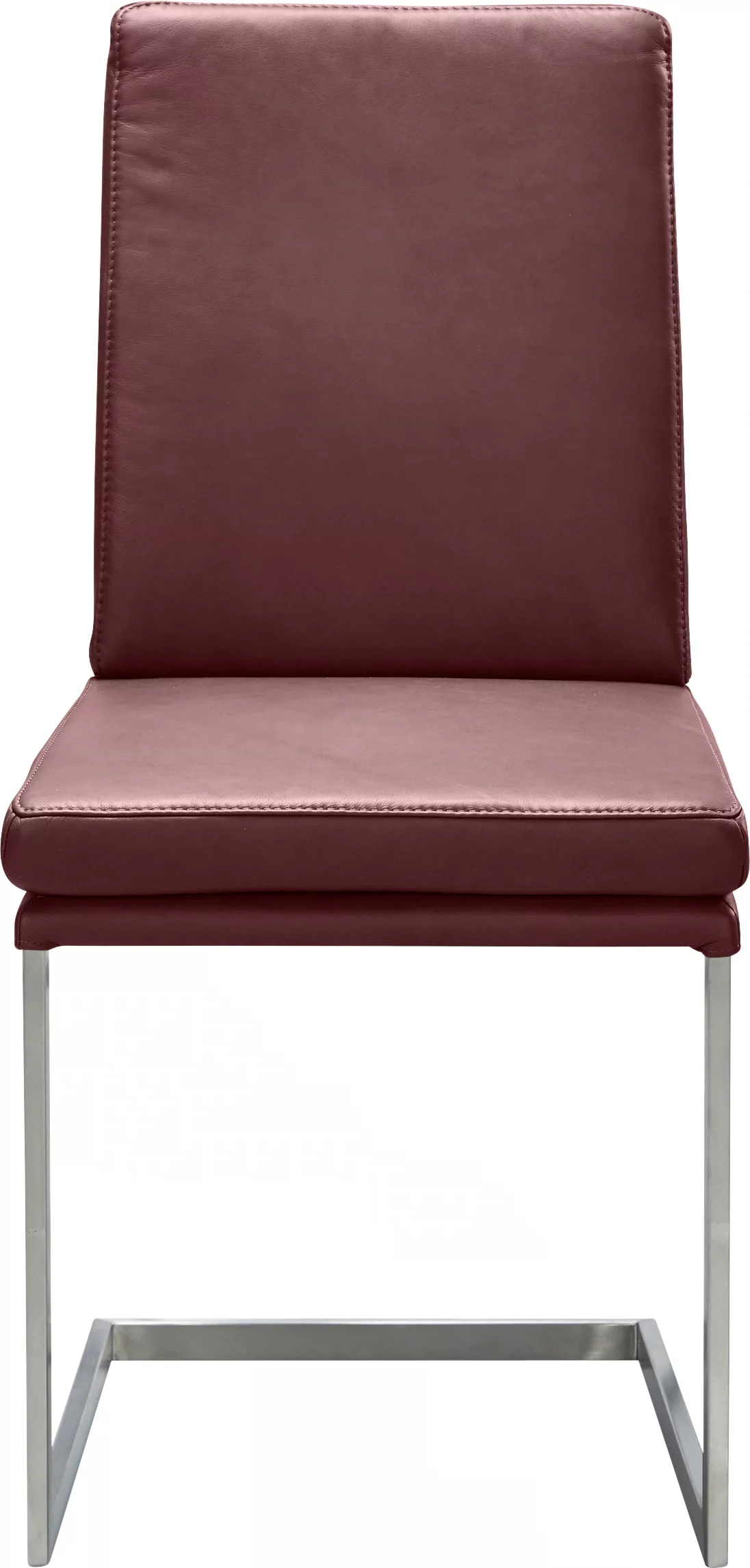 K+W Komfort & Wohnen Freischwinger, Leder CLOUD, stabiles Hochkantrohr, Unt günstig online kaufen
