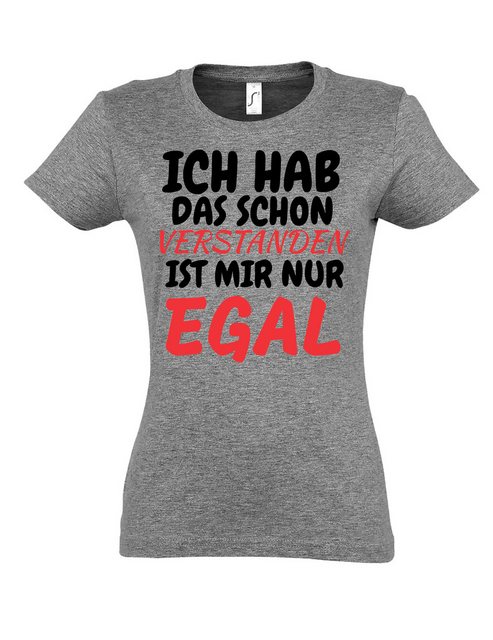 Youth Designz Print-Shirt Verstanden Egal Damen T-Shirt mit lustigen Spruch günstig online kaufen