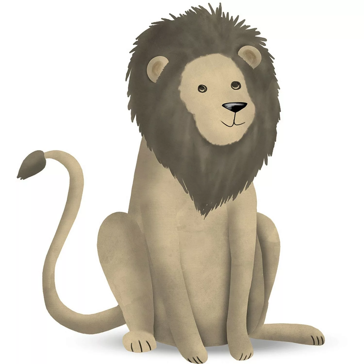 Komar Poster »Cute Animal Lion«, Tiere, (1 St.), Kinderzimmer, Schlafzimmer günstig online kaufen