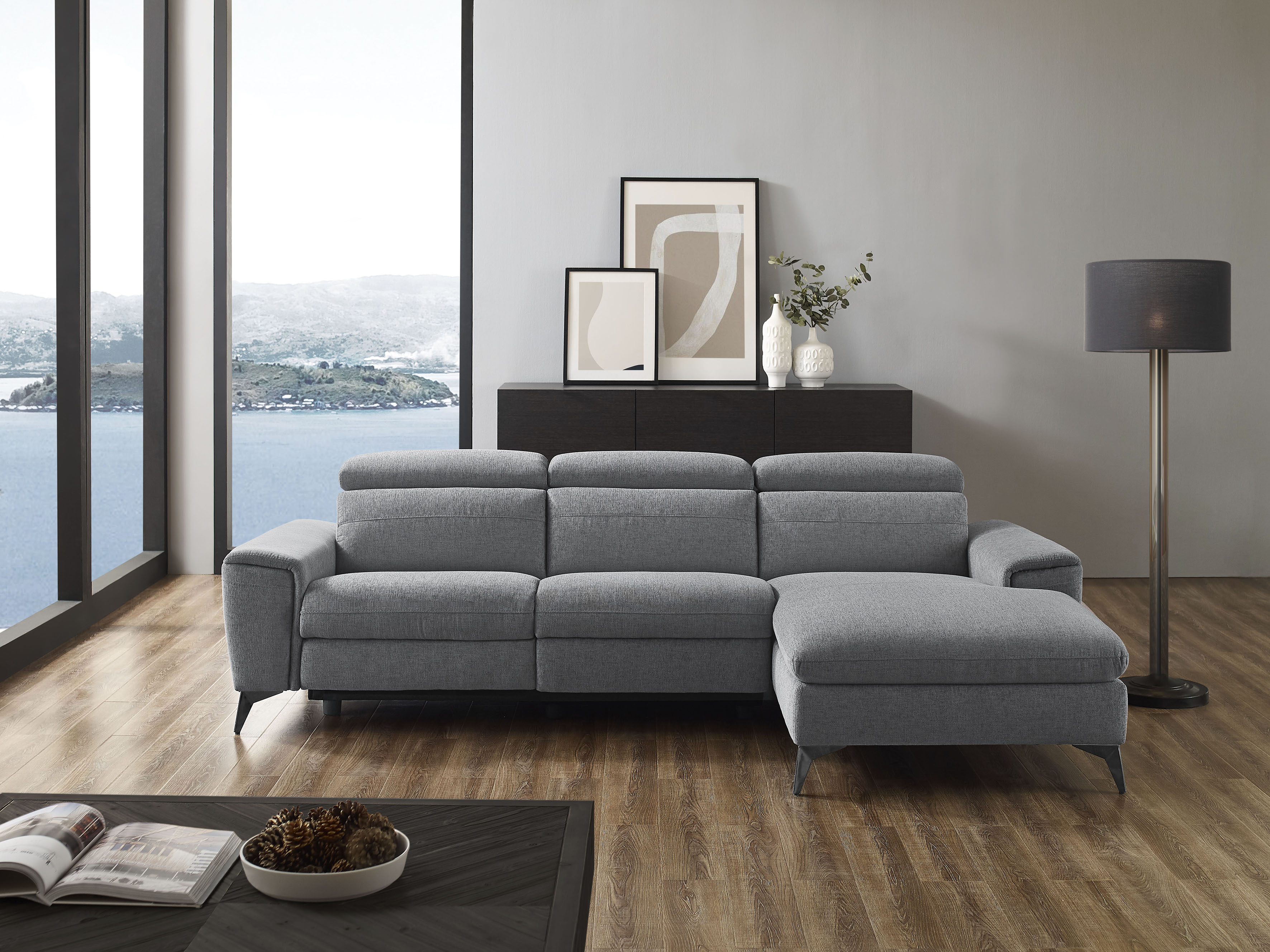 Places of Style Ecksofa "Theron, L-Form, 263 cm," günstig online kaufen