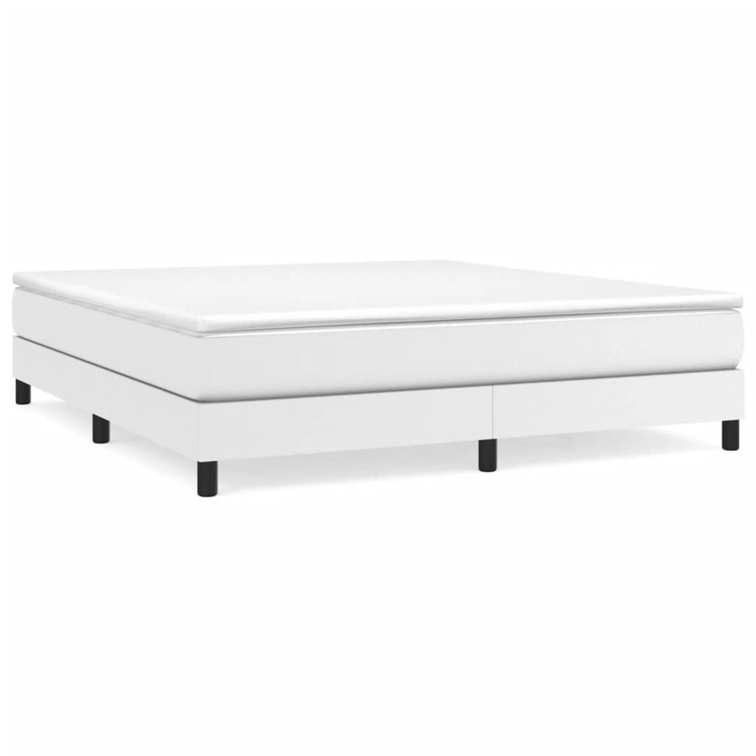 vidaXL Boxspringbett mit Matratze Grau 180x200 cm Kunstleder1378457 günstig online kaufen