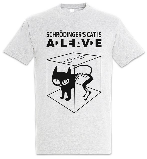 Urban Backwoods Print-Shirt Schrödinger's Cat Is Alive Dead I Herren T-Shir günstig online kaufen