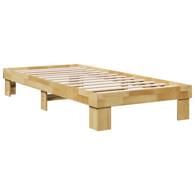 vidaXL Bett Massivholzbett ohne Matratze 90x200 cm Eichenholz günstig online kaufen