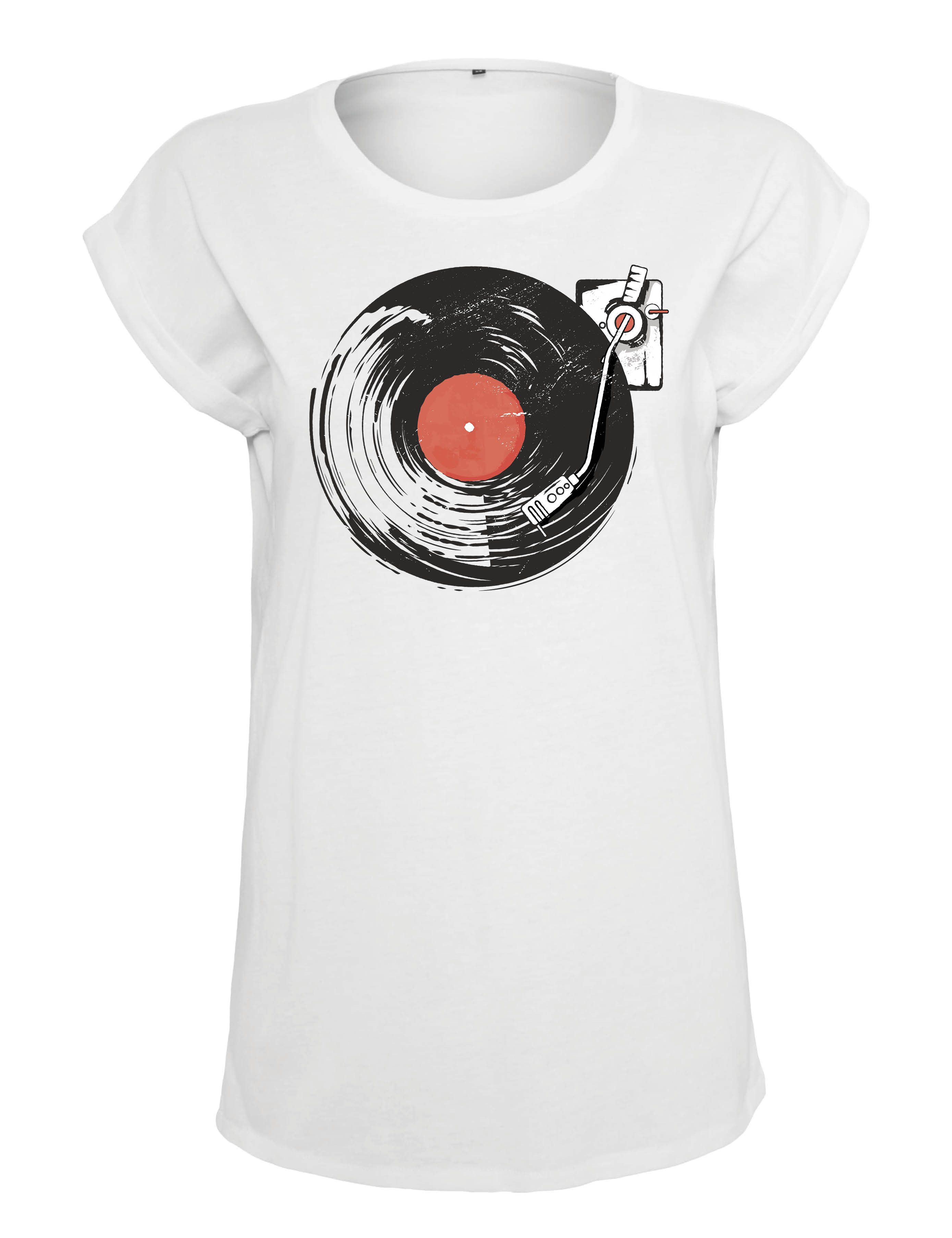 Youth Designz Print-Shirt "Plattenspieler" Damen T-Shirt günstig online kaufen