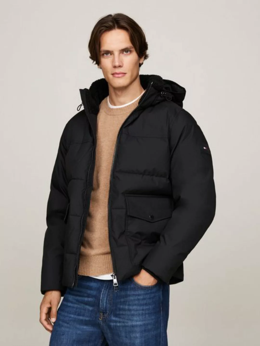 Tommy Hilfiger Parka ROCKIE UTILITY HOODED JACKET Abnehmbare Kapuze mit Kor günstig online kaufen