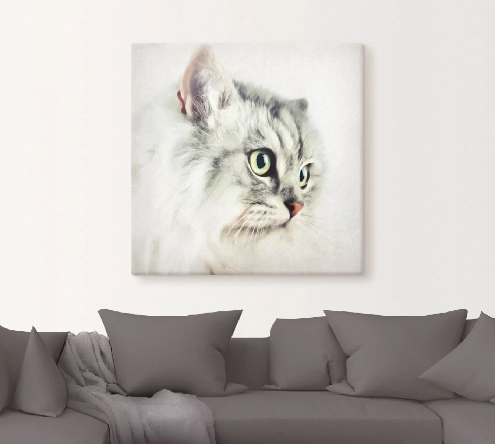 Artland Wandbild »Katzenporträt«, Haustiere, (1 St.) günstig online kaufen