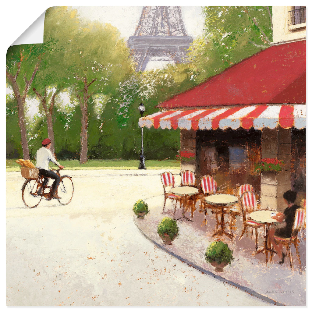 Artland Wandbild »Café du Martin III«, Europa, (1 St.), als Leinwandbild, P günstig online kaufen