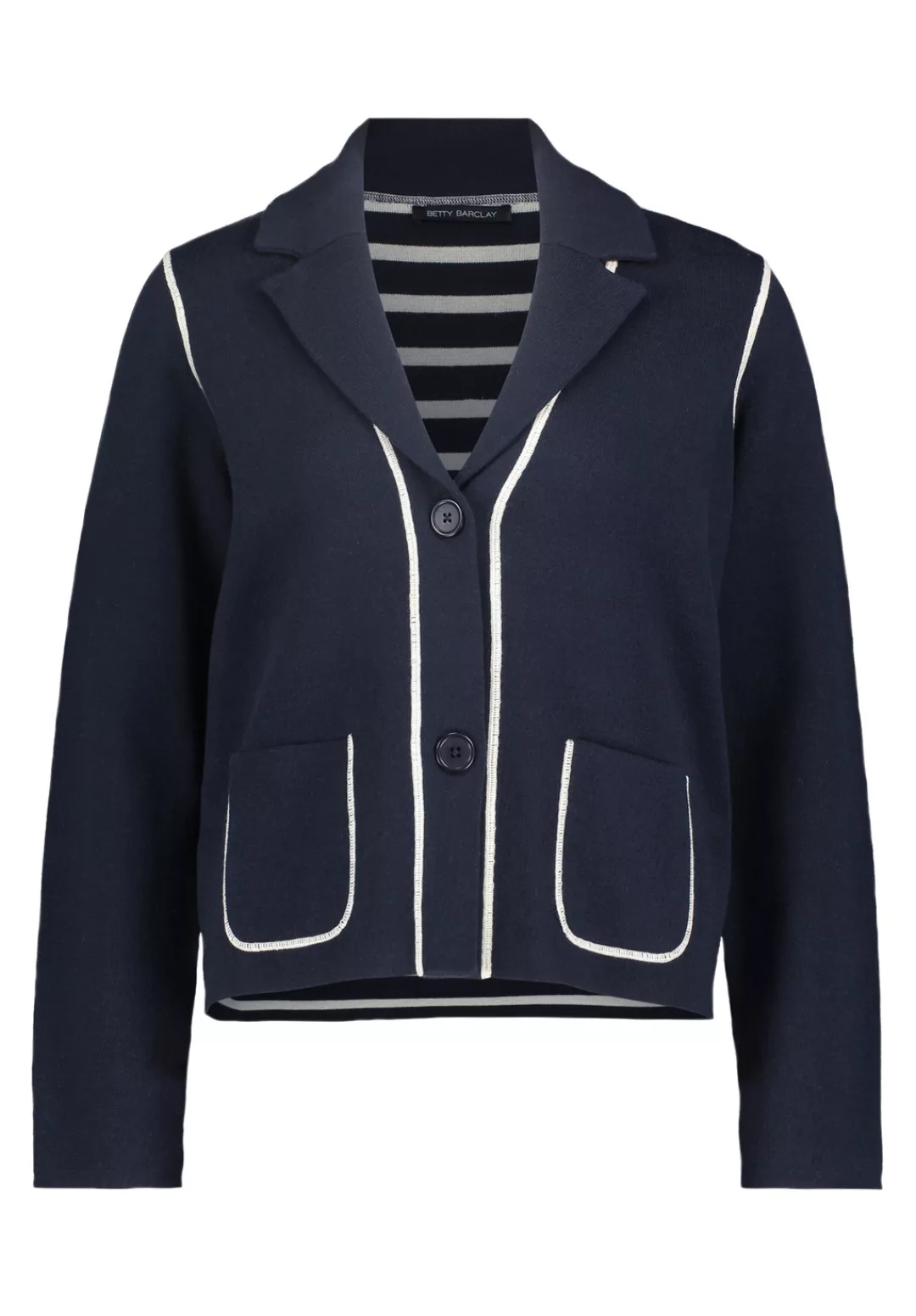 Betty Barclay Strickjacke "Betty Barclay Strick-Cardigan langarm", Kragen günstig online kaufen