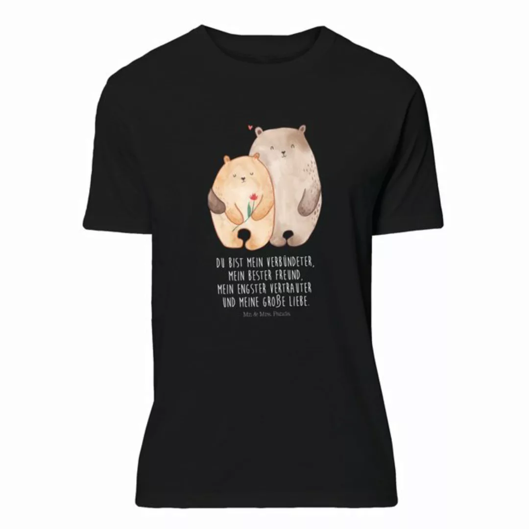 Mr. & Mrs. Panda T-Shirt Bären Liebe - Schwarz - Geschenk, Frauen, Verlobun günstig online kaufen