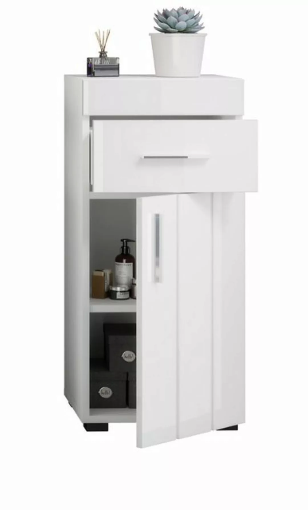 Inn.Furn Unterschrank Blanche (Badschrank 36x80 cm, mit Schublade) weiß, Ho günstig online kaufen