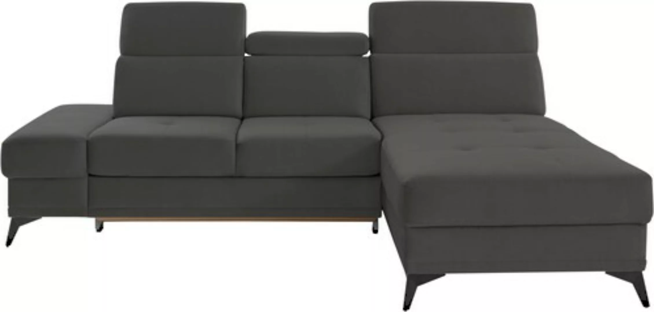 INOSIGN Ecksofa »Cardiz L-Form«, inkl.Kopfteilverstellung und Federkern wah günstig online kaufen