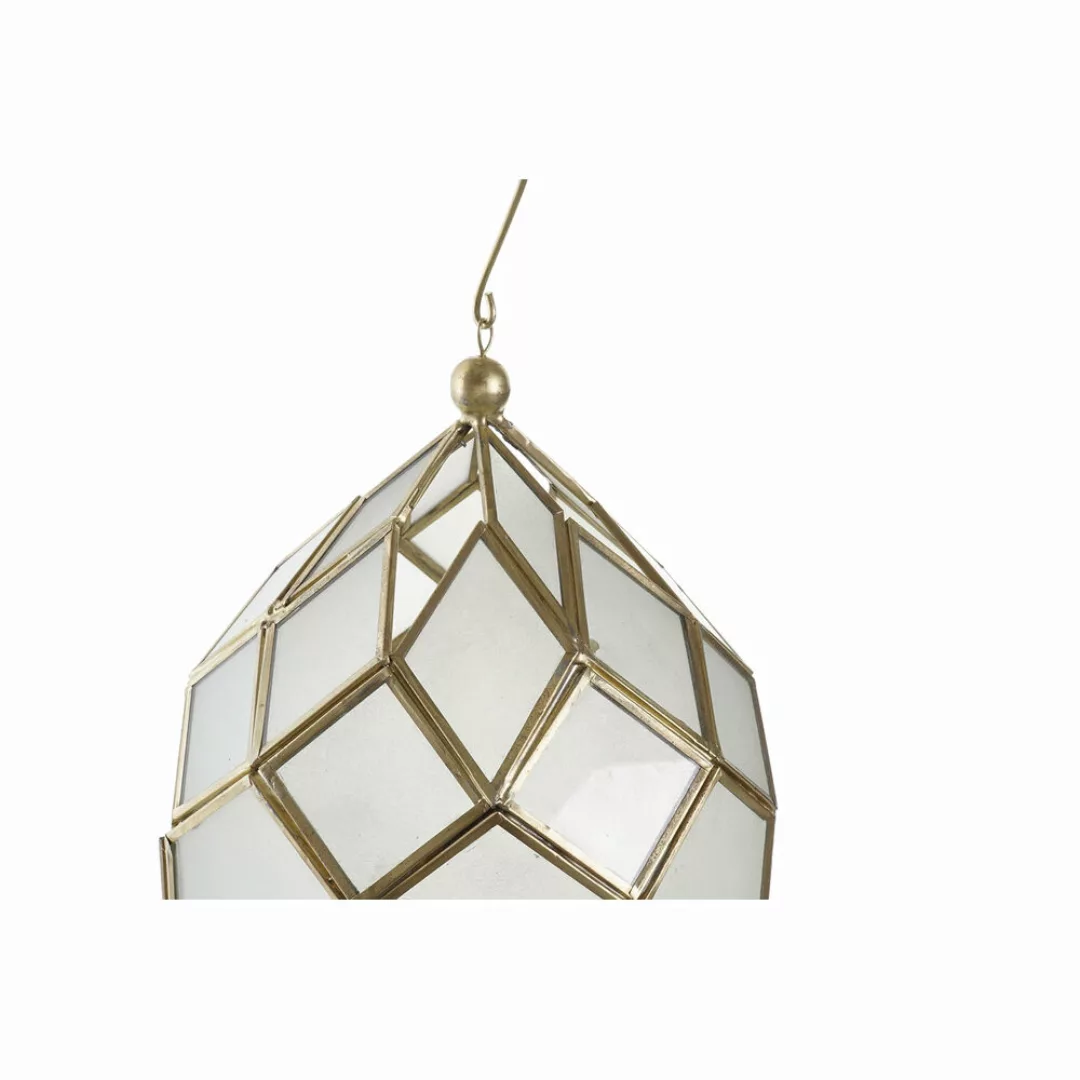 Lanterne Dkd Home Decor Durchsichtiges Kristall Golden Messing (19 X 19 X 3 günstig online kaufen
