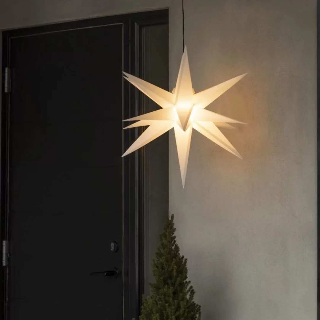 KONSTSMIDE LED Stern »Weihnachtsstern, Weißer 3-D Kunststoffstern, Weihnach günstig online kaufen
