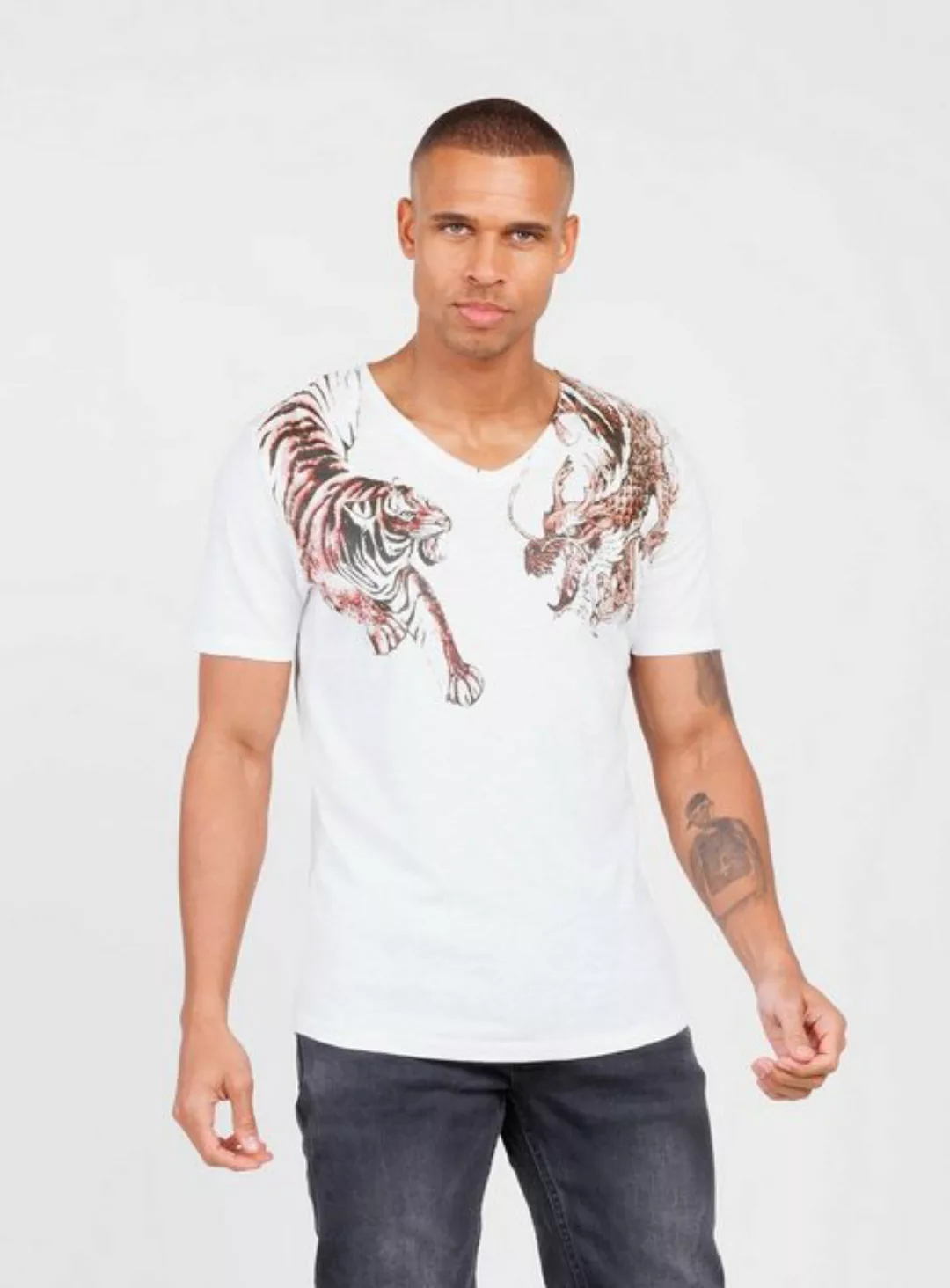 Key Largo T-Shirt MT DRAGON v-neck günstig online kaufen