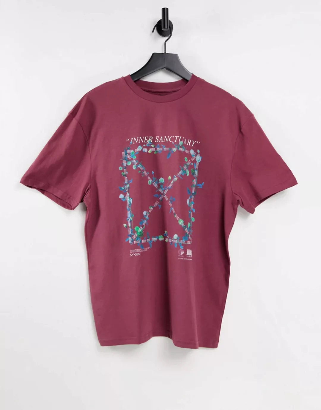 River Island – T-Shirt in Lila-Violett günstig online kaufen