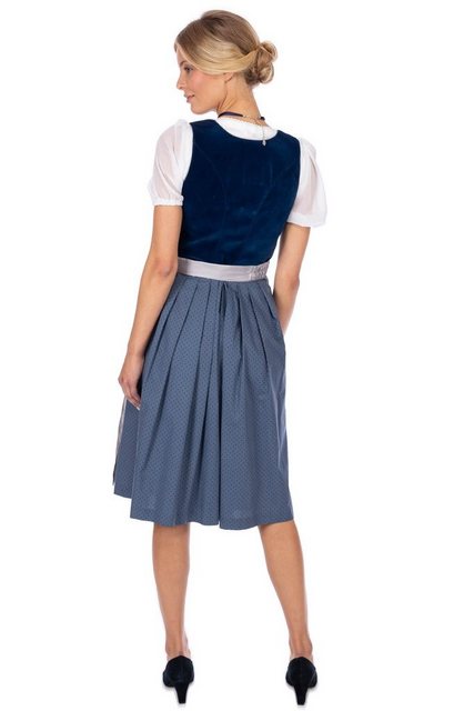 MarJo Trachtenkleid Midi Dirndl 2tlg. 65cm INKA saphir günstig online kaufen